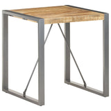 NNEVL Dining Table 70x70x75 cm Solid Wood Mango