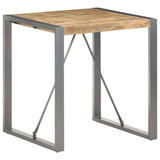 NNEVL Dining Table 70x70x75 cm Solid Wood Mango