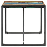 NNEVL Dining Table 80x80x75 cm Solid Reclaimed Wood