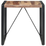 NNEVL Dining Table 80x80x75 cm Solid Wood with Sheesham Finish