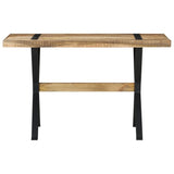 NNEVL Dining Table 120x60x76 cm Rough Mango Wood