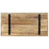 NNEVL Dining Table 120x60x76 cm Rough Mango Wood
