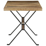 NNEVL Dining Table 140x70x76 cm Rough Mango Wood