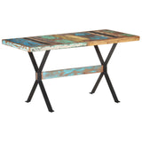 NNEVL Dining Table 140x70x76 cm Solid Reclaimed Wood
