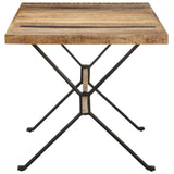 NNEVL Dining Table 160x80x76 cm Rough Mango Wood