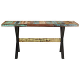 NNEVL Dining Table 160x80x76 cm Solid Reclaimed Wood