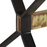 NNEVL Dining Table 160x80x76 cm Solid Reclaimed Wood