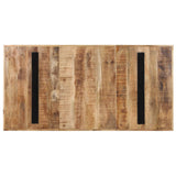 NNEVL Dining Table 180x90x76 cm Rough Mango Wood