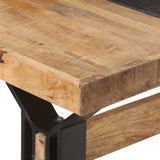 NNEVL Dining Table 180x90x76 cm Rough Mango Wood