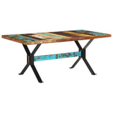 NNEVL Dining Table 180x90x76 cm Solid Reclaimed Wood