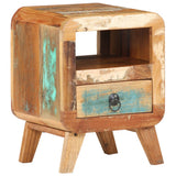 NNEVL Bedside Cabinet 30x30x41 cm Solid Reclaimed Wood