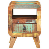 NNEVL Bedside Cabinet 30x30x41 cm Solid Reclaimed Wood