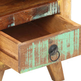 NNEVL Bedside Cabinet 30x30x41 cm Solid Reclaimed Wood