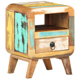 NNEVL Bedside Cabinet 30x30x41 cm Solid Reclaimed Wood