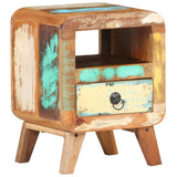 NNEVL Bedside Cabinet 30x30x41 cm Solid Reclaimed Wood
