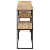 NNEVL Sideboard 150x30x75 cm Rough Mango Wood