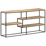 NNEVL Sideboard 150x30x75 cm Rough Mango Wood