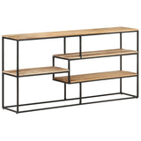 NNEVL Sideboard 150x30x75 cm Rough Mango Wood