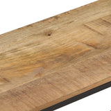 NNEVL TV Cabinet 180x30x50 cm Rough Mango Wood