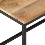 NNEVL TV Cabinet 180x30x50 cm Rough Mango Wood