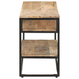 NNEVL TV Cabinet 130x30x45 cm Rough Mango Wood