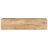 NNEVL TV Cabinet 130x30x45 cm Rough Mango Wood