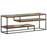 NNEVL TV Cabinet 130x30x45 cm Solid Reclaimed Wood