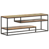 NNEVL TV Cabinet 130x30x45 cm Solid Reclaimed Wood