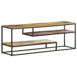 NNEVL TV Cabinet 130x30x45 cm Solid Reclaimed Wood
