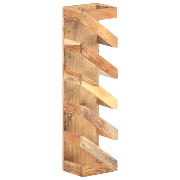 NNEVL Wine Rack for 5 Bottles Solid Acacia Wood