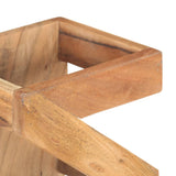 NNEVL Wine Rack for 5 Bottles Solid Acacia Wood