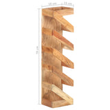 NNEVL Wine Rack for 5 Bottles Solid Acacia Wood