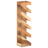 NNEVL Wine Rack for 5 Bottles Solid Acacia Wood