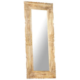 NNEVL Mirror 110x50 cm Solid Mango Wood