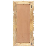 NNEVL Mirror 110x50 cm Solid Mango Wood
