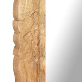 NNEVL Mirror 110x50 cm Solid Mango Wood
