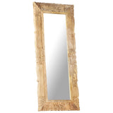 NNEVL Mirror 110x50 cm Solid Mango Wood