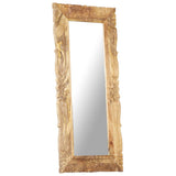 NNEVL Mirror 110x50 cm Solid Mango Wood