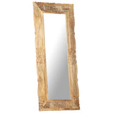 NNEVL Mirror 110x50 cm Solid Mango Wood