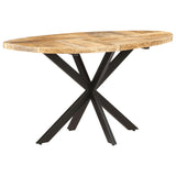 NNEVL Dining Table 140x80x75 cm Solid Mango Wood