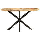 NNEVL Dining Table 140x80x75 cm Solid Mango Wood