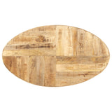 NNEVL Dining Table 140x80x75 cm Solid Mango Wood