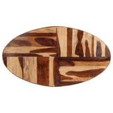 NNEVL Dining Table 160x90x75cm Solid Acacia Wood with Sheesham Finish