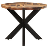 NNEVL Dining Table Oval 200x100x75cm Acacia Wood with Sheesham Finish