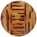 NNEVL Dining Table Round 175x75 cm Acacia Wood with Sheesham Finish