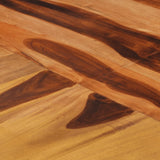 NNEVL Dining Table Round 175x75 cm Acacia Wood with Sheesham Finish