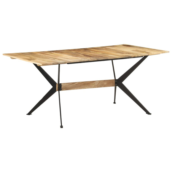 NNEVL Dining Table 180x90x76 cm Solid Mango Wood