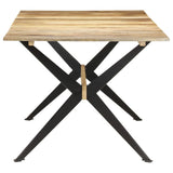 NNEVL Dining Table 180x90x76 cm Solid Mango Wood