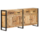 NNEVL Sideboard 172x35x80 cm Solid Mango Wood