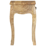 NNEVL Bed Cabinet 28x28x46 cm Solid Mango Wood